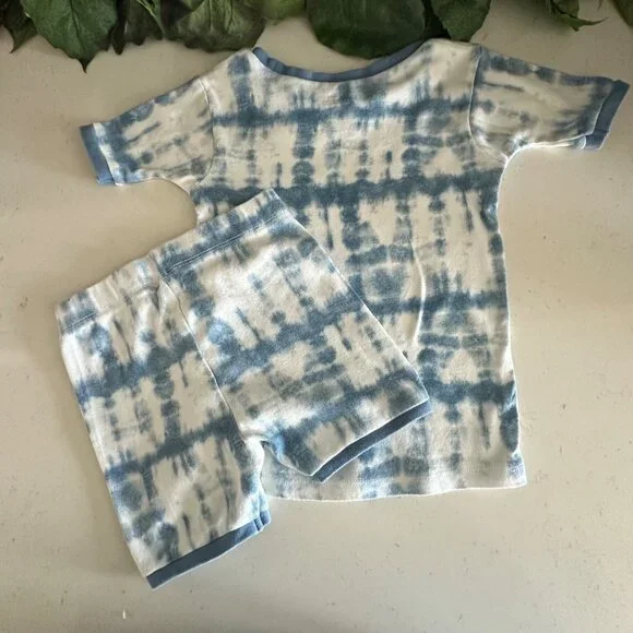 Honest Baby Clothing 3T Organic Cotton Tie-Dye Toddler Pajama Set - Picture 2 of 7